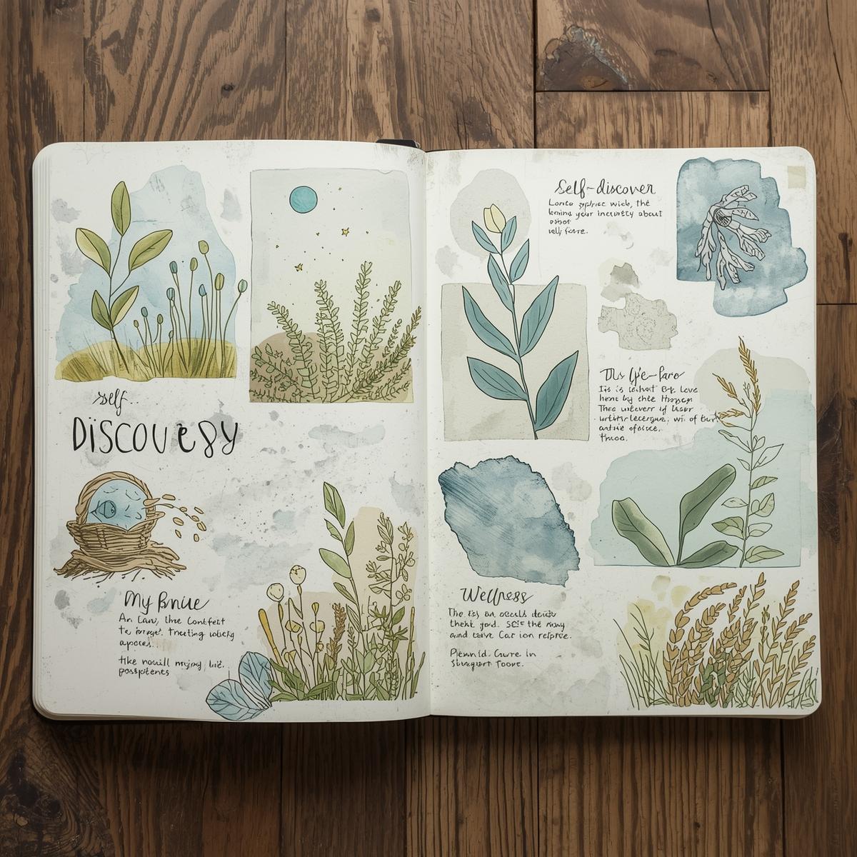 Art Journaling for Self-Discovery - Art for wellness